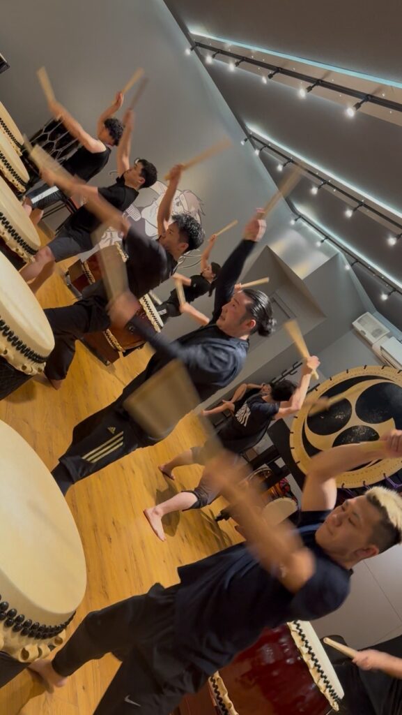 音楽・ダンス・太鼓天国西三河店での稽古風景