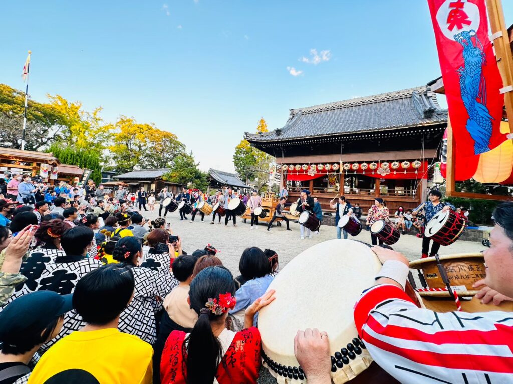 和太鼓演奏 愛知 夏祭り 画像